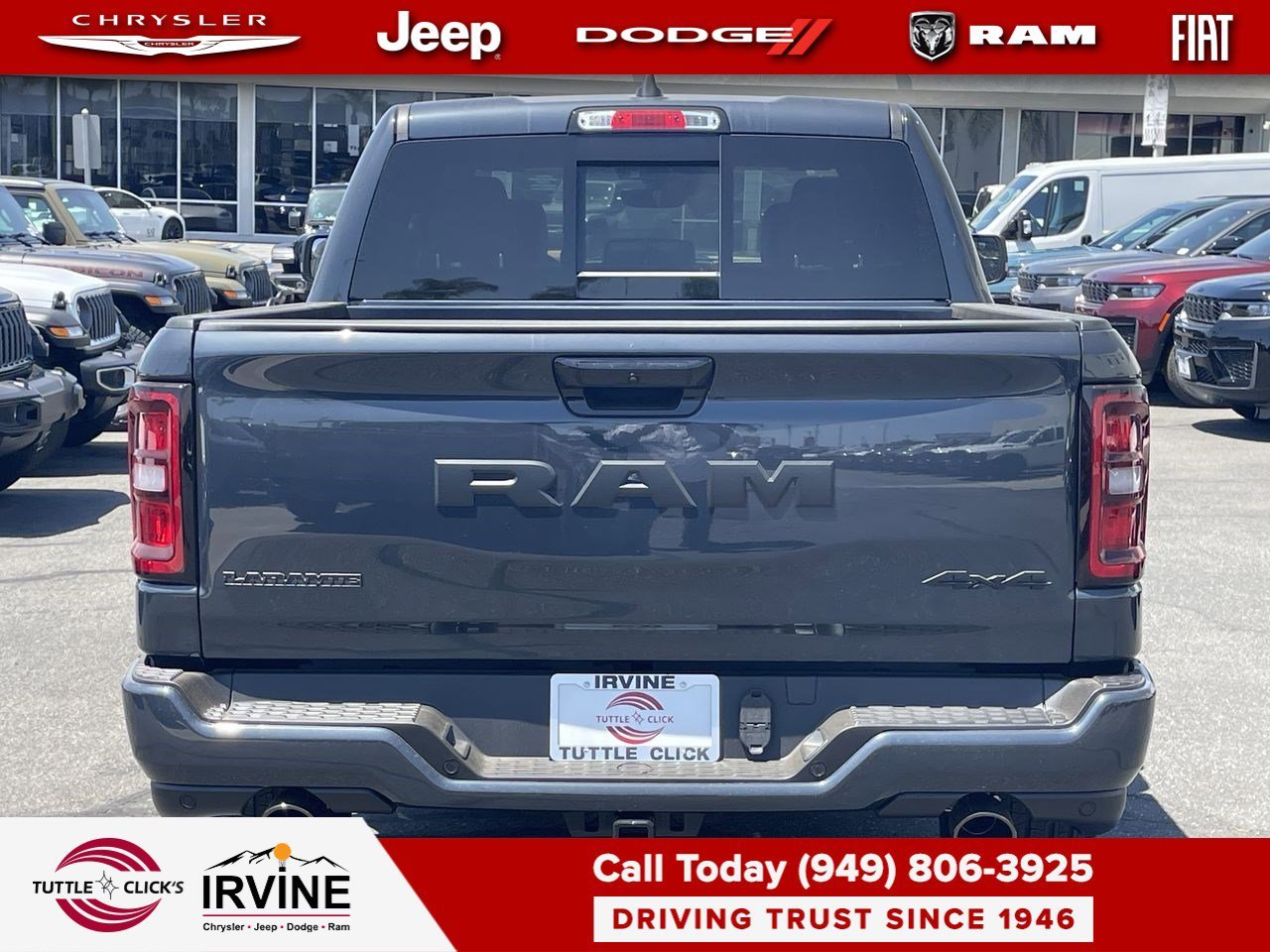 New 2026 Forged Blue Metallic Exterior Paint RAM Laramie image 5