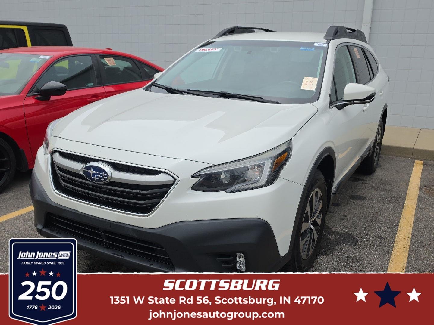 Used 2020 Crystal White Pearl Subaru Premium image 1