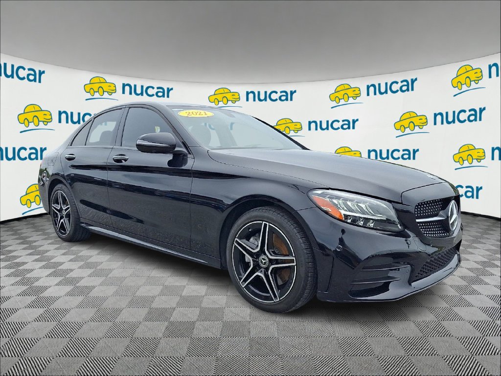 Used 2021 Black Mercedes-Benz C 300 image 1