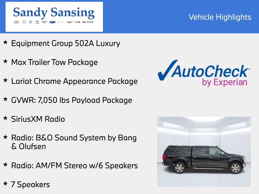 Used 2019 Black Ford Lariat image 7