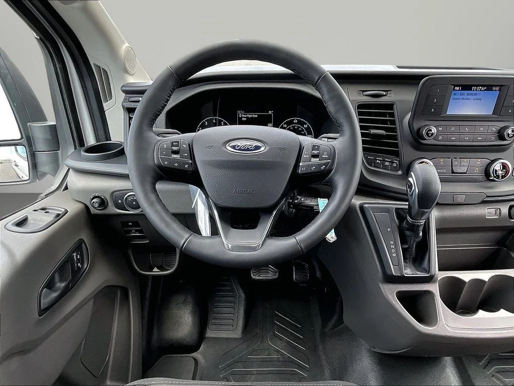 New 2025 Oxford White Ford Passenger Van XL image 16
