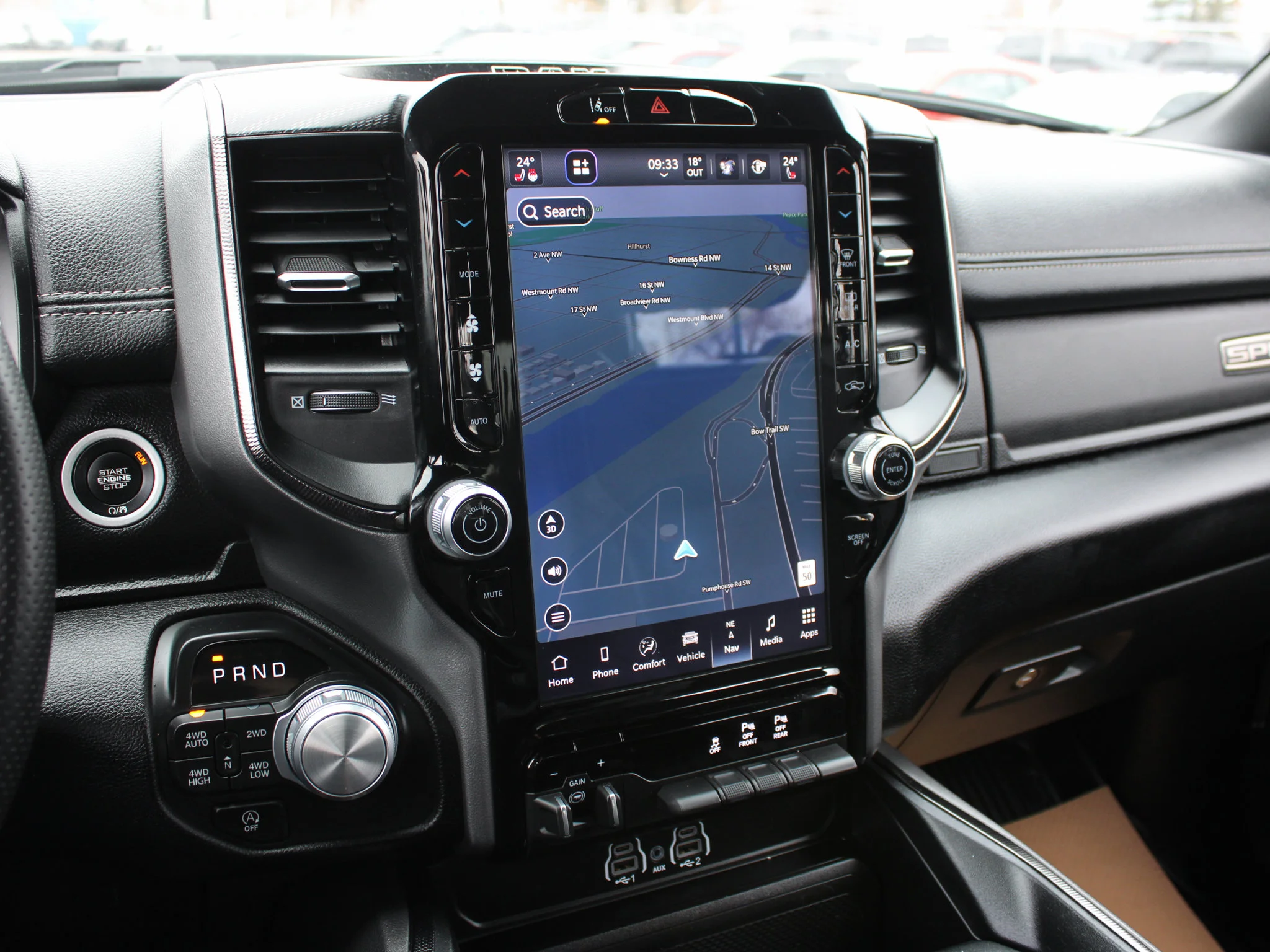 Certified Used 2025 Silver RAM Sport * Twin-Turbo | Alpine | Heated Leather Seats | Navigation | 360 View Camera image 25