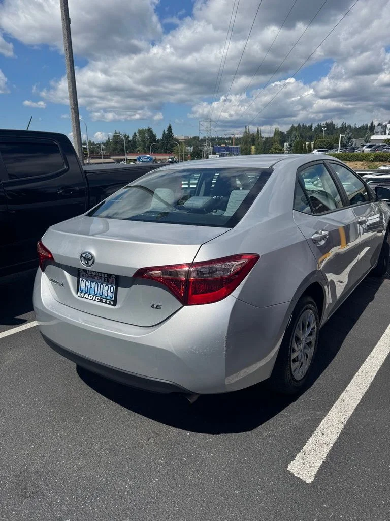 Used 2017 Silver Toyota LE image 4