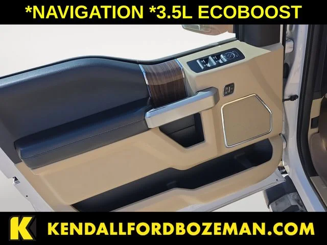 Used 2017 White Platinum Metallic Tri-Coat Ford Lariat image 10