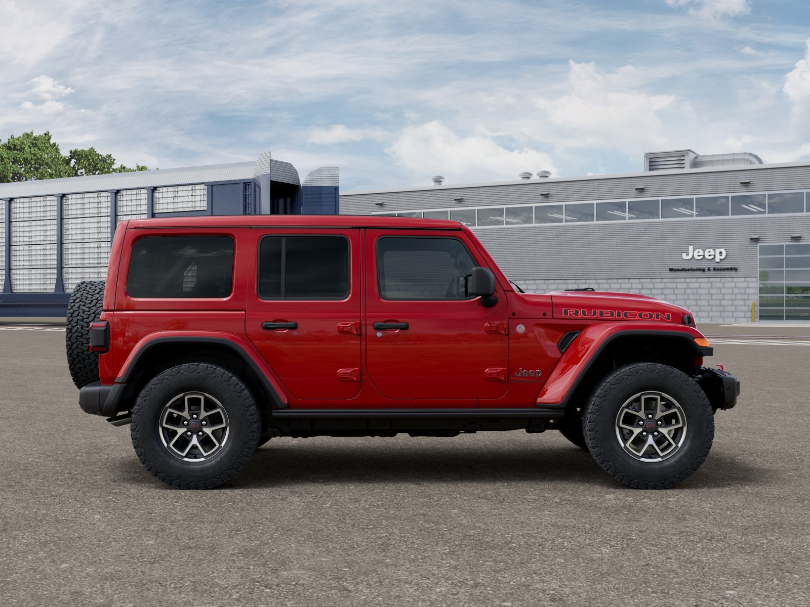 New 2027 Firecracker Red Clear-Coat Paint Jeep Rubicon X image 12