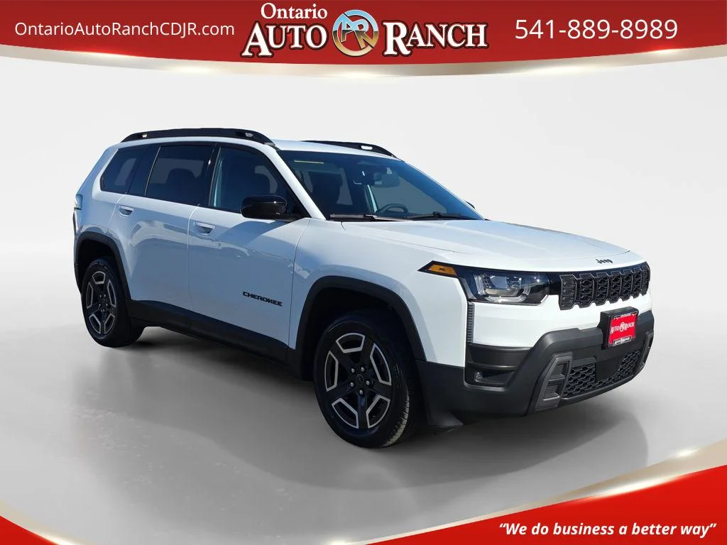New 2026 Bright White Clearcoat Jeep Laredo image 1