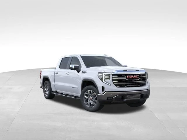 New 2026 Glacier White Tricoat GMC SLT image 1
