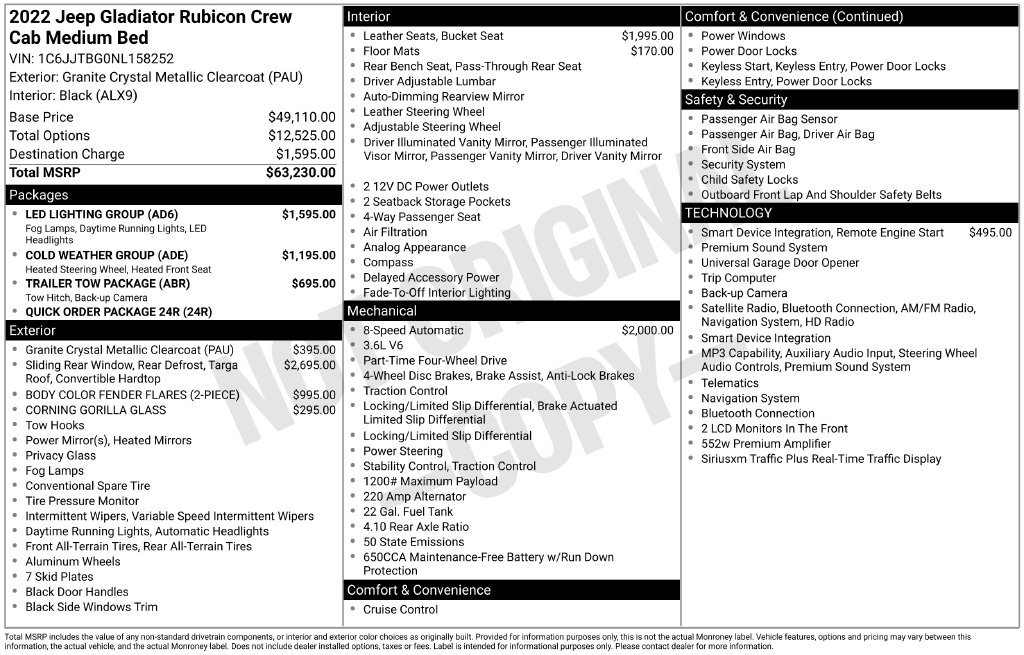 Used 2022 Gray Jeep Rubicon image 23