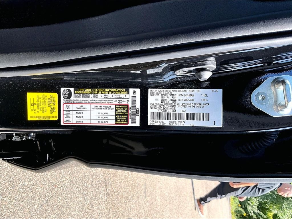 New 2026 Midnight Black Metallic Toyota TRD Pro image 17