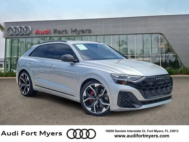 Certified Used 2025 Silver Audi 4.0T Premium Plus image 1