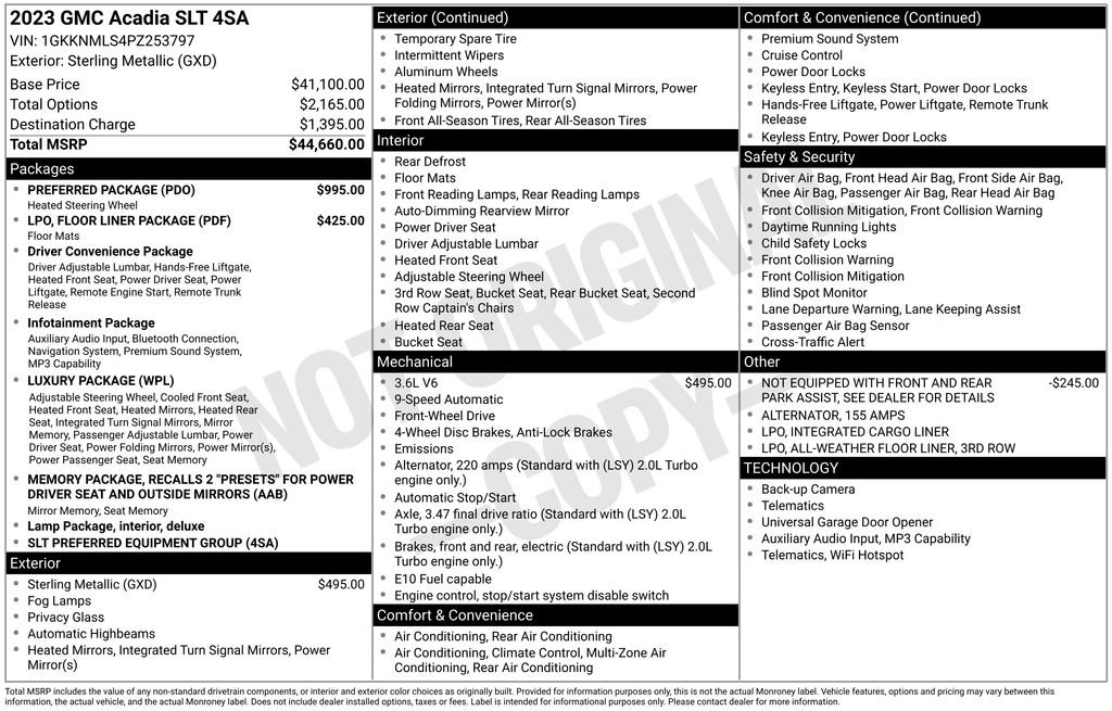 Used 2023 Silver GMC SLT image 9