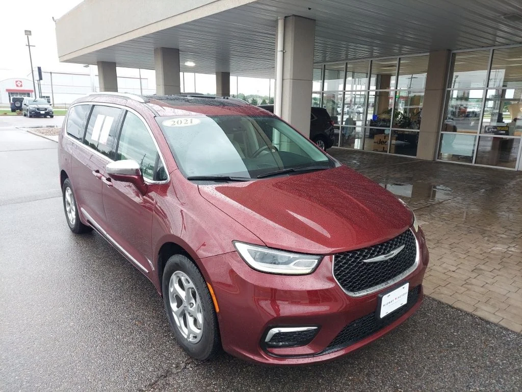 Certified Used 2021 Red Chrysler Limited image 1