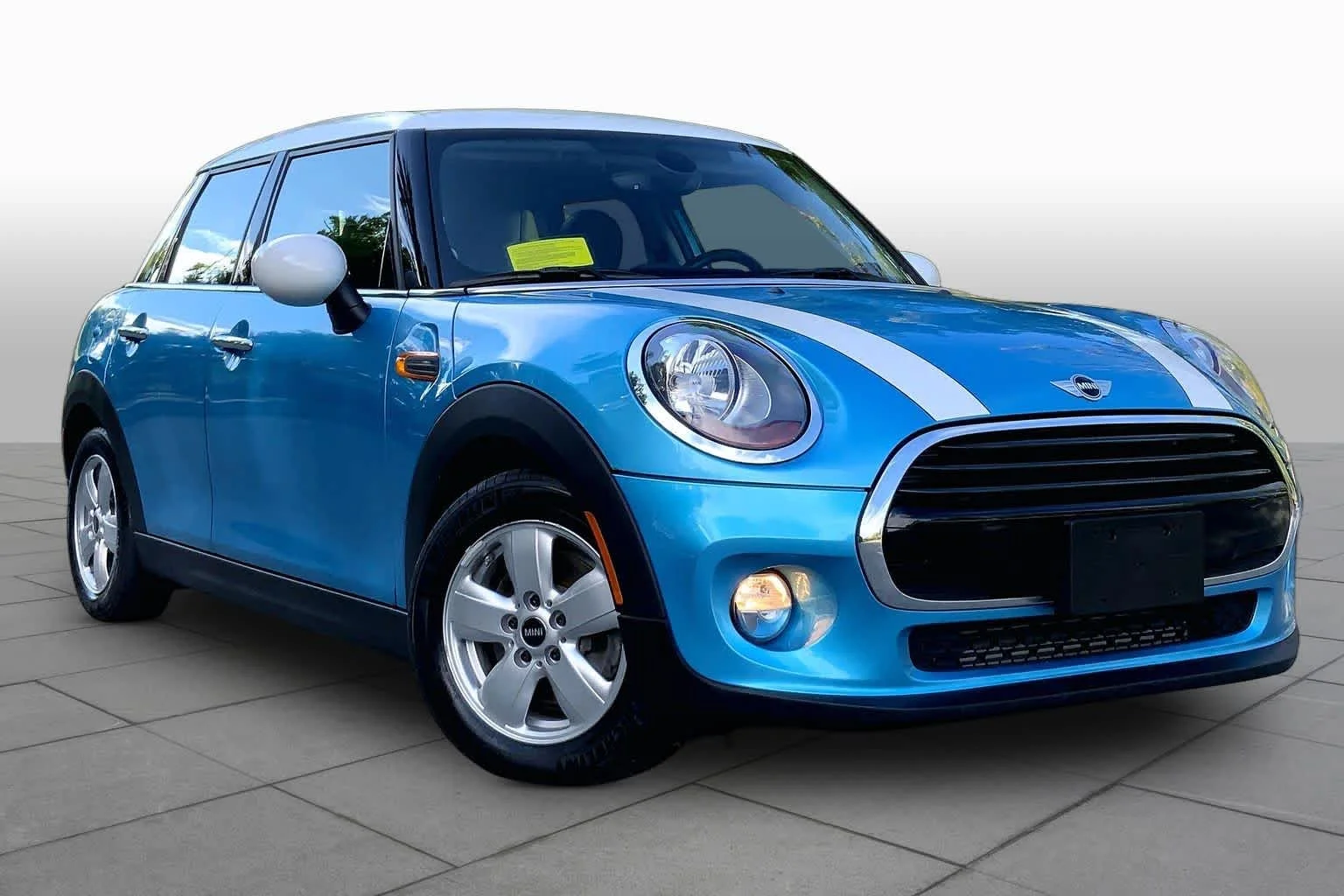 Used 2017 Electric Blue Metallic MINI Cooper image 2