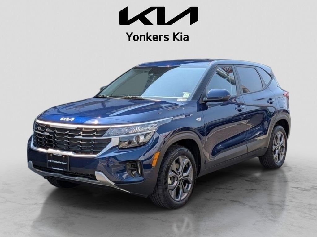 Certified Used 2025 Blue Kia LX image 2