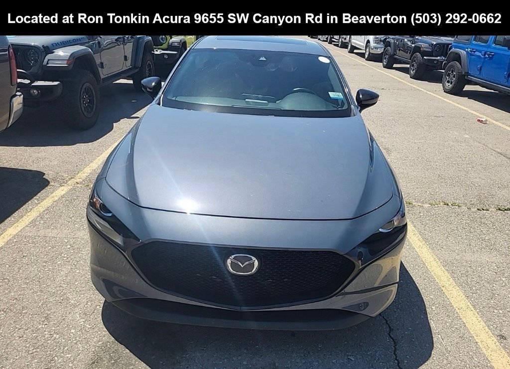 Used 2023 Polymetal Gray Metallic Mazda 2.5 S Carbon Edition image 8