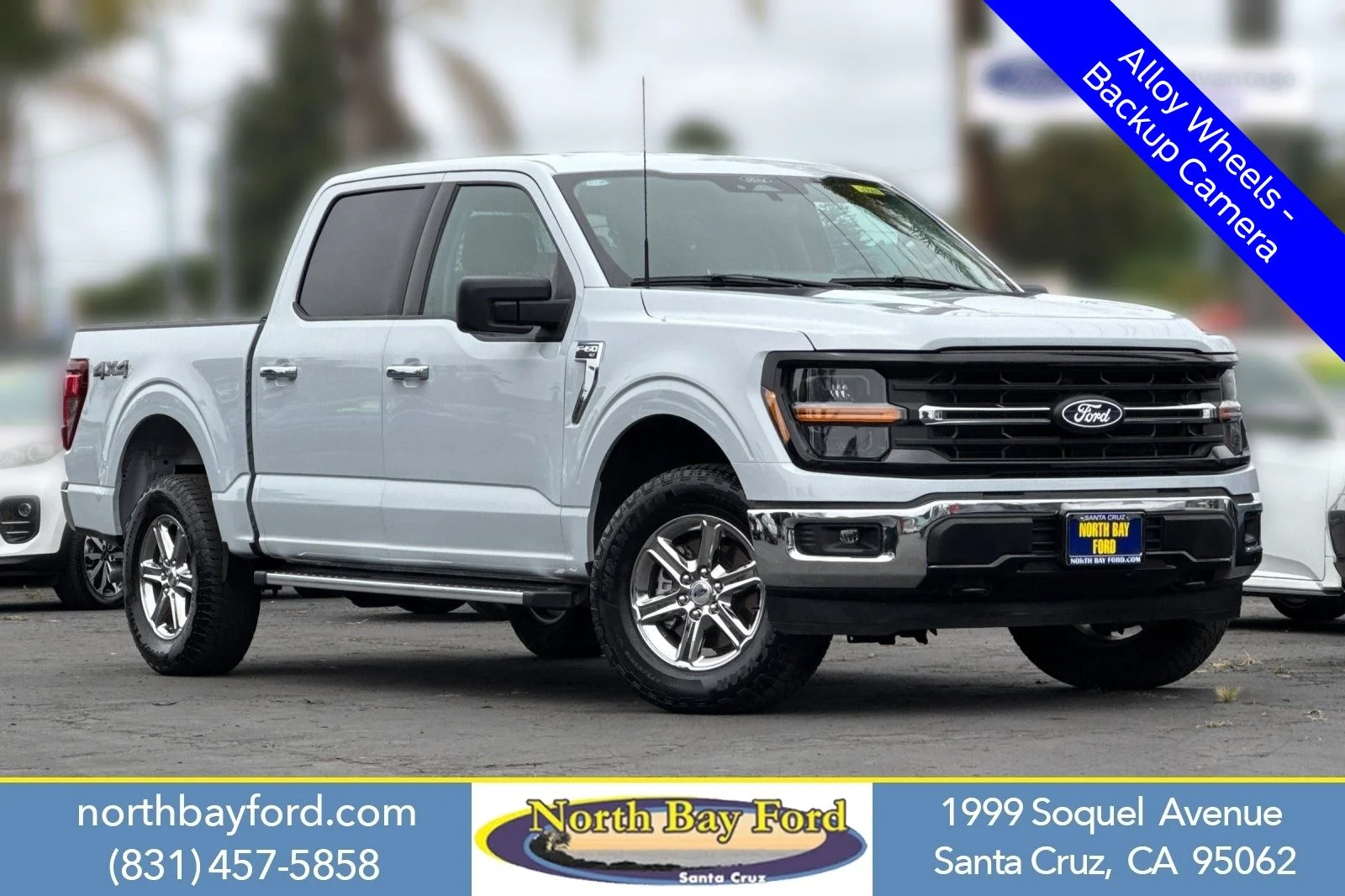 Certified Used 2025 White Metallic Ford XLT image 1