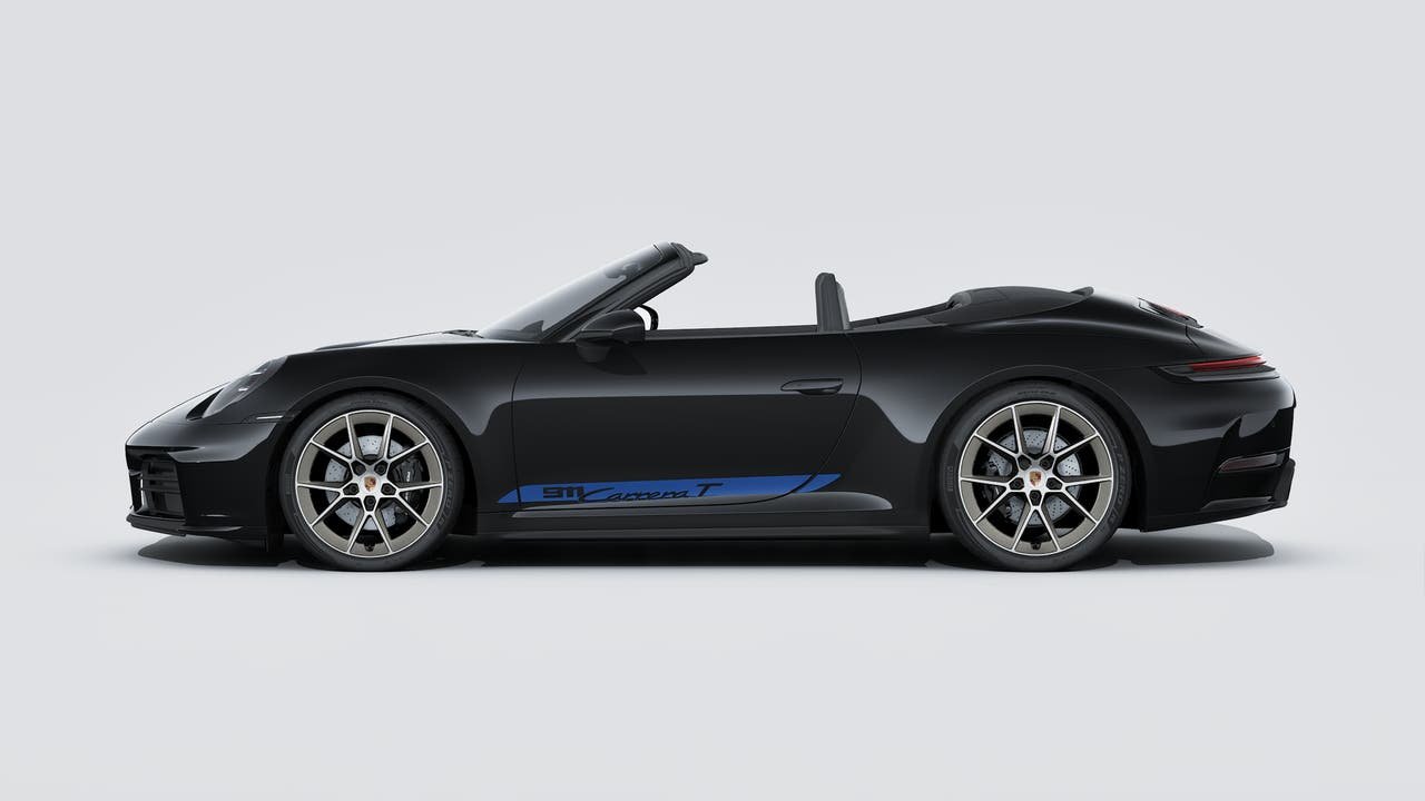New 2026 Black Porsche Carrera T Cabriolet image 2