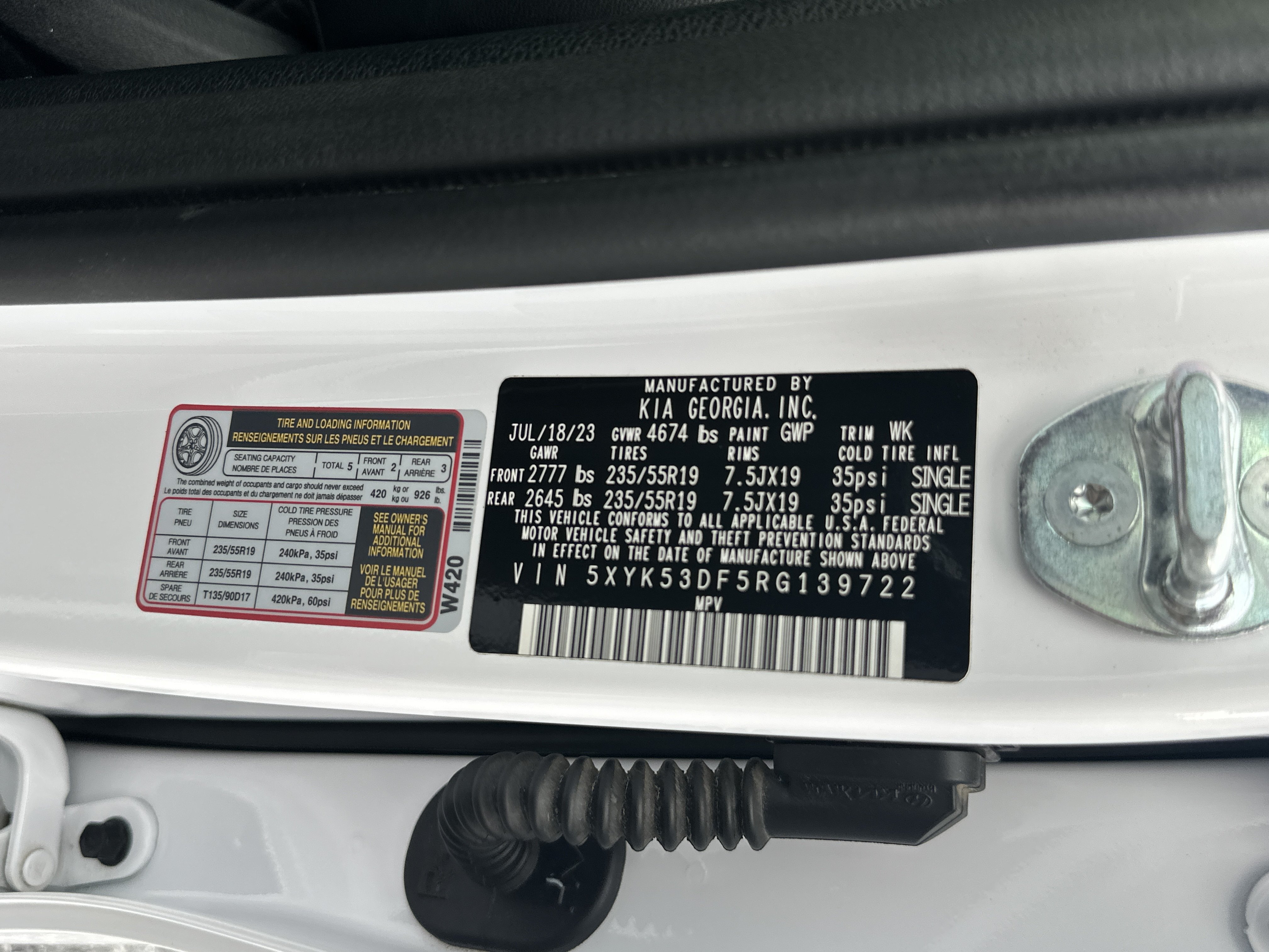 Used 2024 Glacial White Pearl Kia SX-Prestige image 28