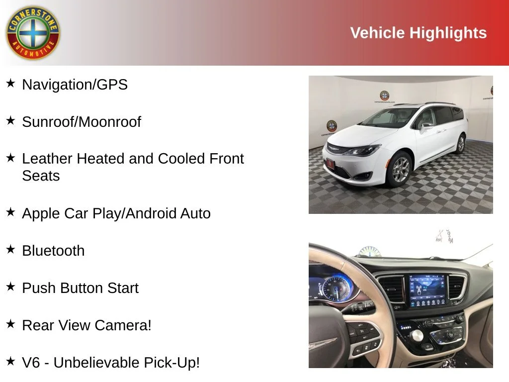 Used 2018 Chrysler Pacifica Limited with VIN 2C4RC1GG5JR108225 for sale in Elk River, Minnesota