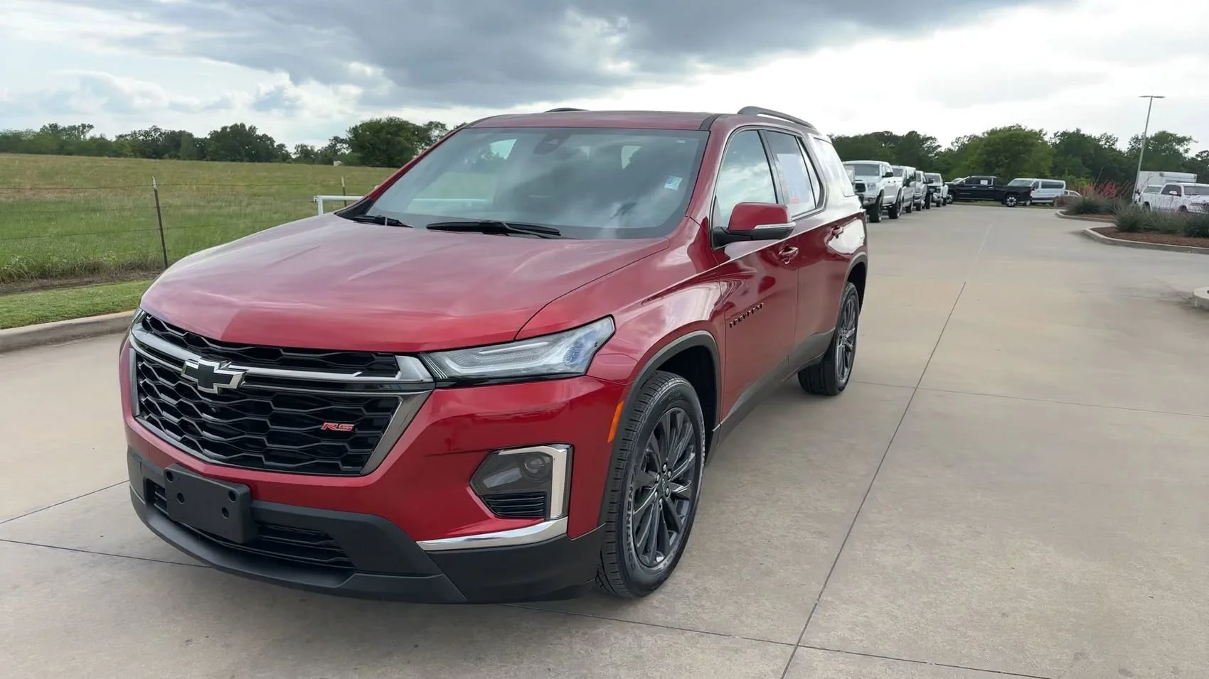 Used 2023 Radiant Red Tintcoat Chevrolet RS image 3