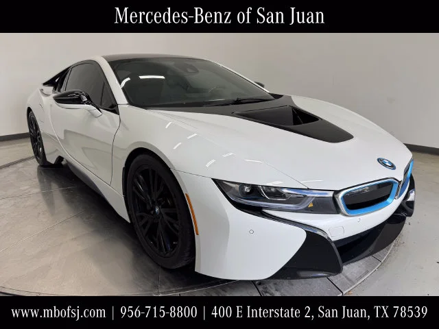 Used 2016 Crystal White Pearl Metallic w/BMW i Frozen Blue BMW Base image 1