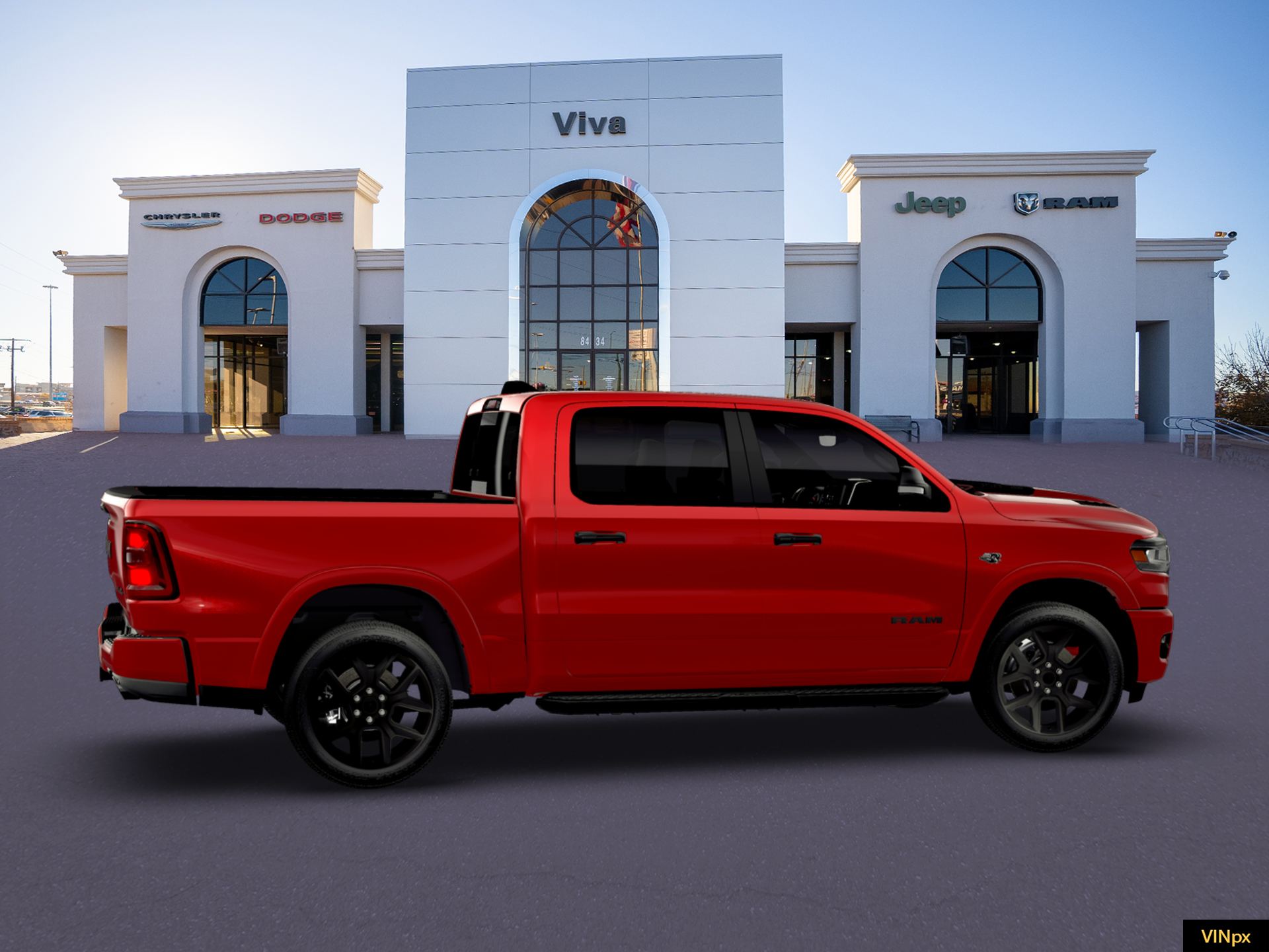 New 2026 Molten Red Pearl-Coat Exterior Paint RAM LARAMIE image 27