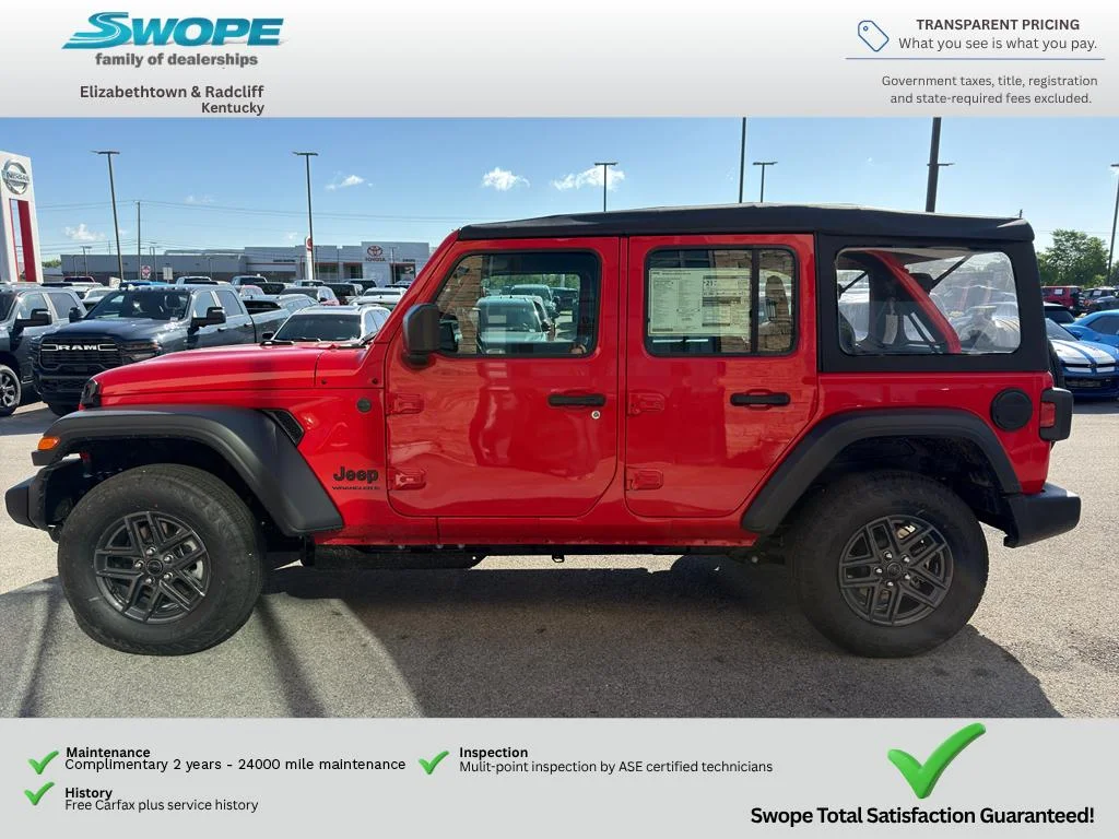 New 2026 Firecracker Red Clearcoat Jeep Sport image 2