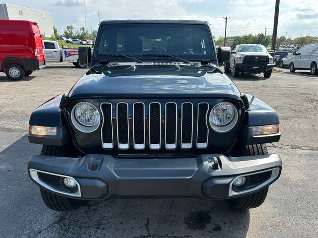 Used 2021 Jeep Wrangler Unlimited Sahara with VIN 1C4HJXEM1MW726571 for sale in Kansas City