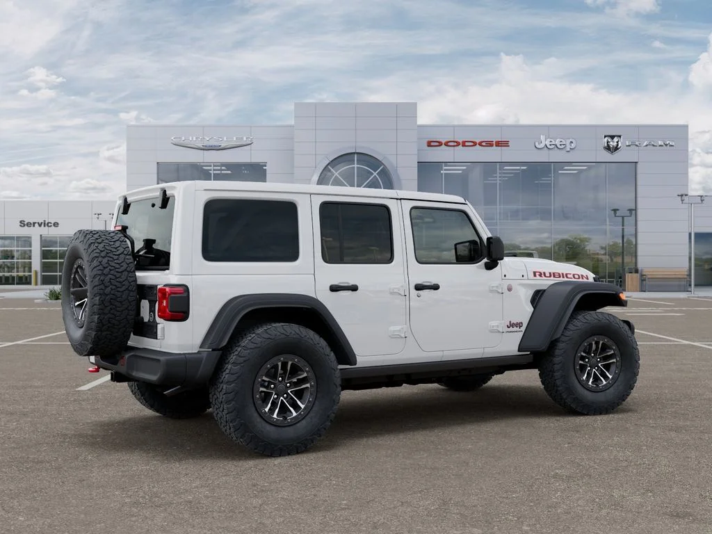 New 2026 Bright White Clearcoat Jeep Rubicon image 4