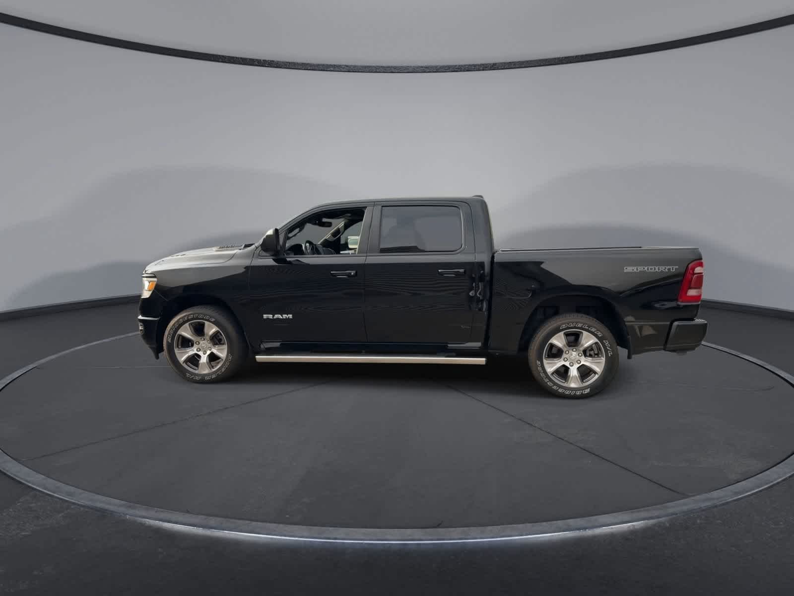 Used 2023 Diamond Black Crystal Pearlcoat Ram Laramie image 5