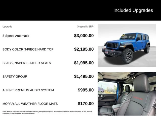 Used 2026 Blue Jeep Rubicon image 5