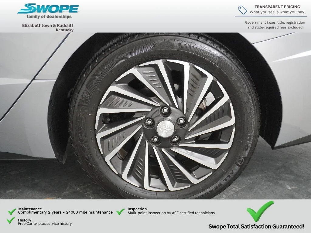 Certified Used 2023 Curated Silver Hyundai Limited image 29