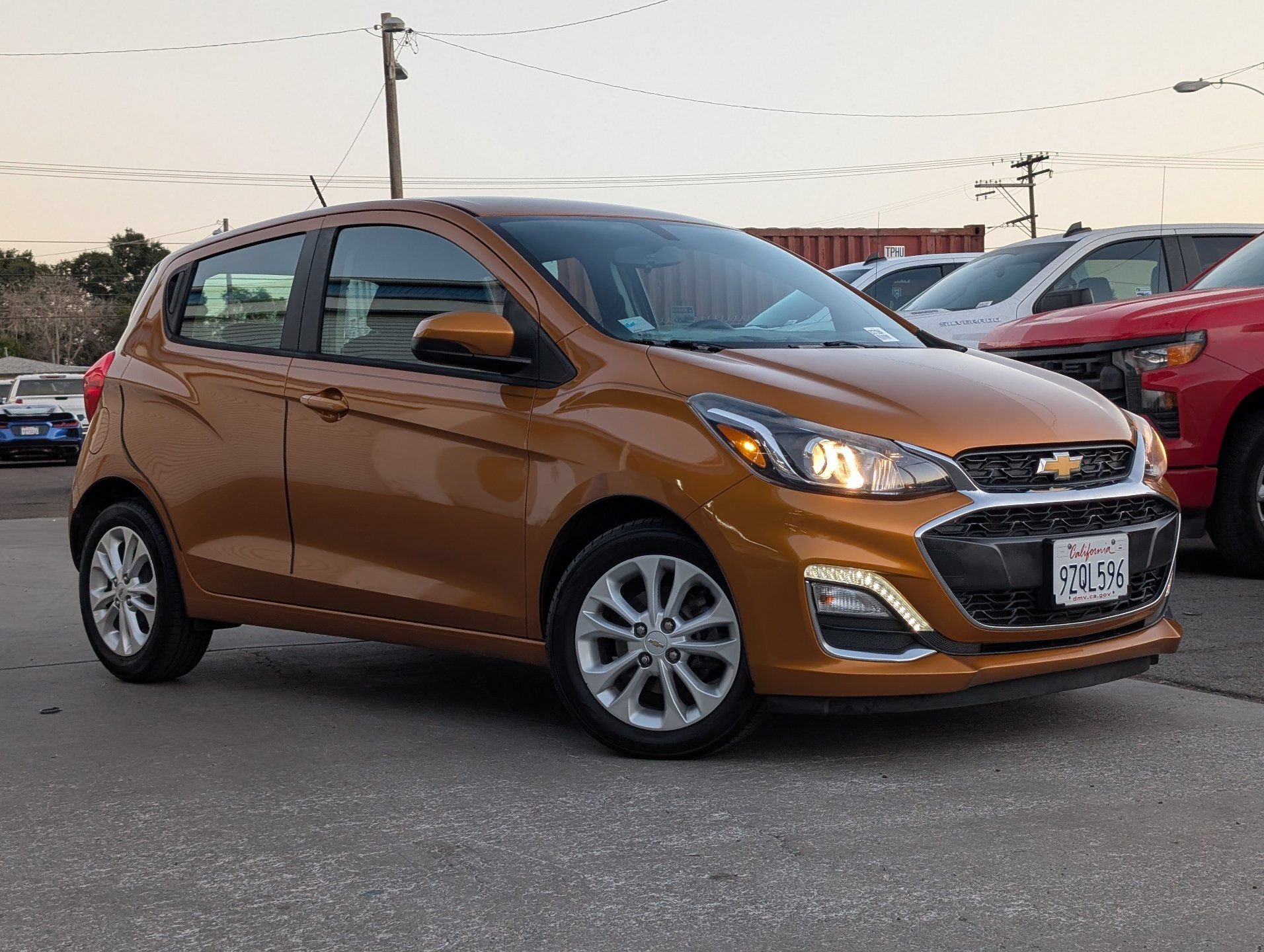Certified Used 2019 ORANGE BURST METALLIC Chevrolet LT image 2
