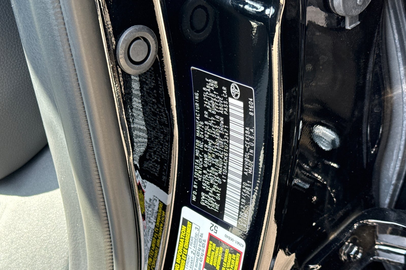 Used 2026 Black Toyota SE image 34