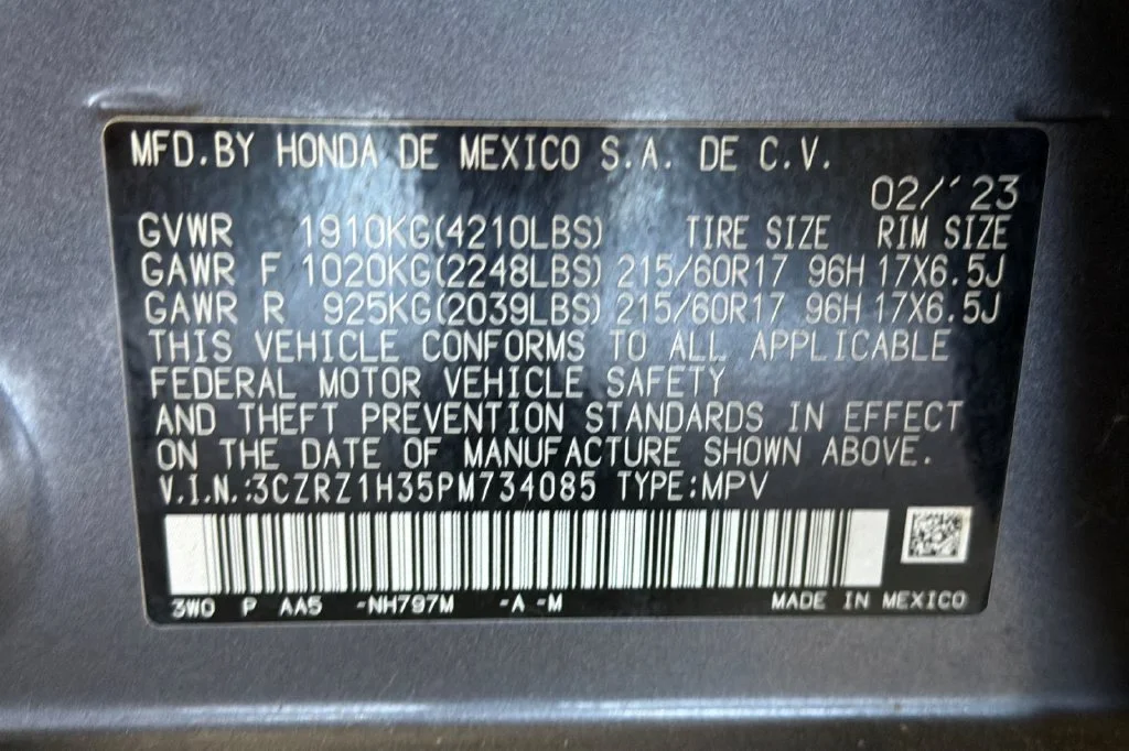 Used 2023 Modern Steel Metallic Honda LX image 37