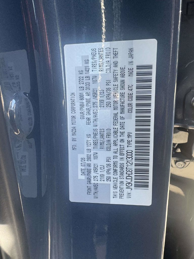 New 2026 Polymetal Gray Metallic Mazda 3.3 Turbo Premium AWD image 18