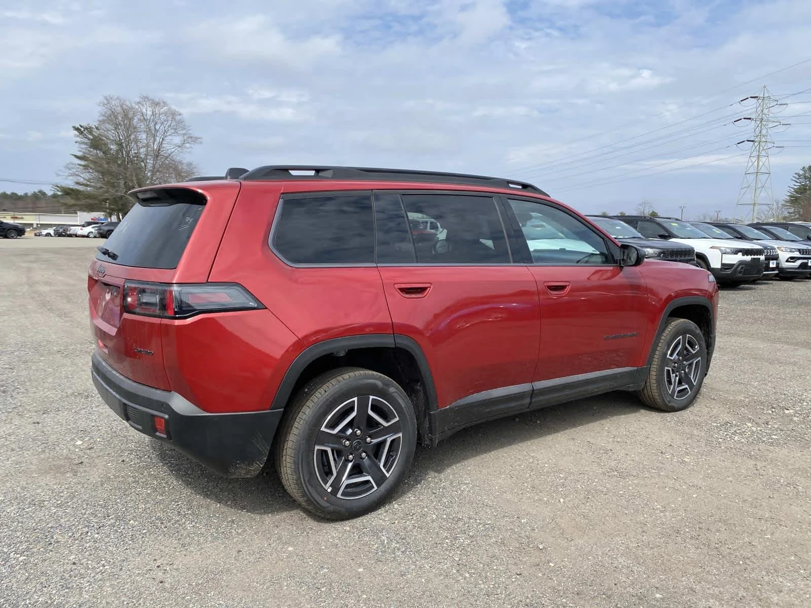 New 2026 Red Hot Pearl-Coat Exterior Paint Jeep Laredo image 3