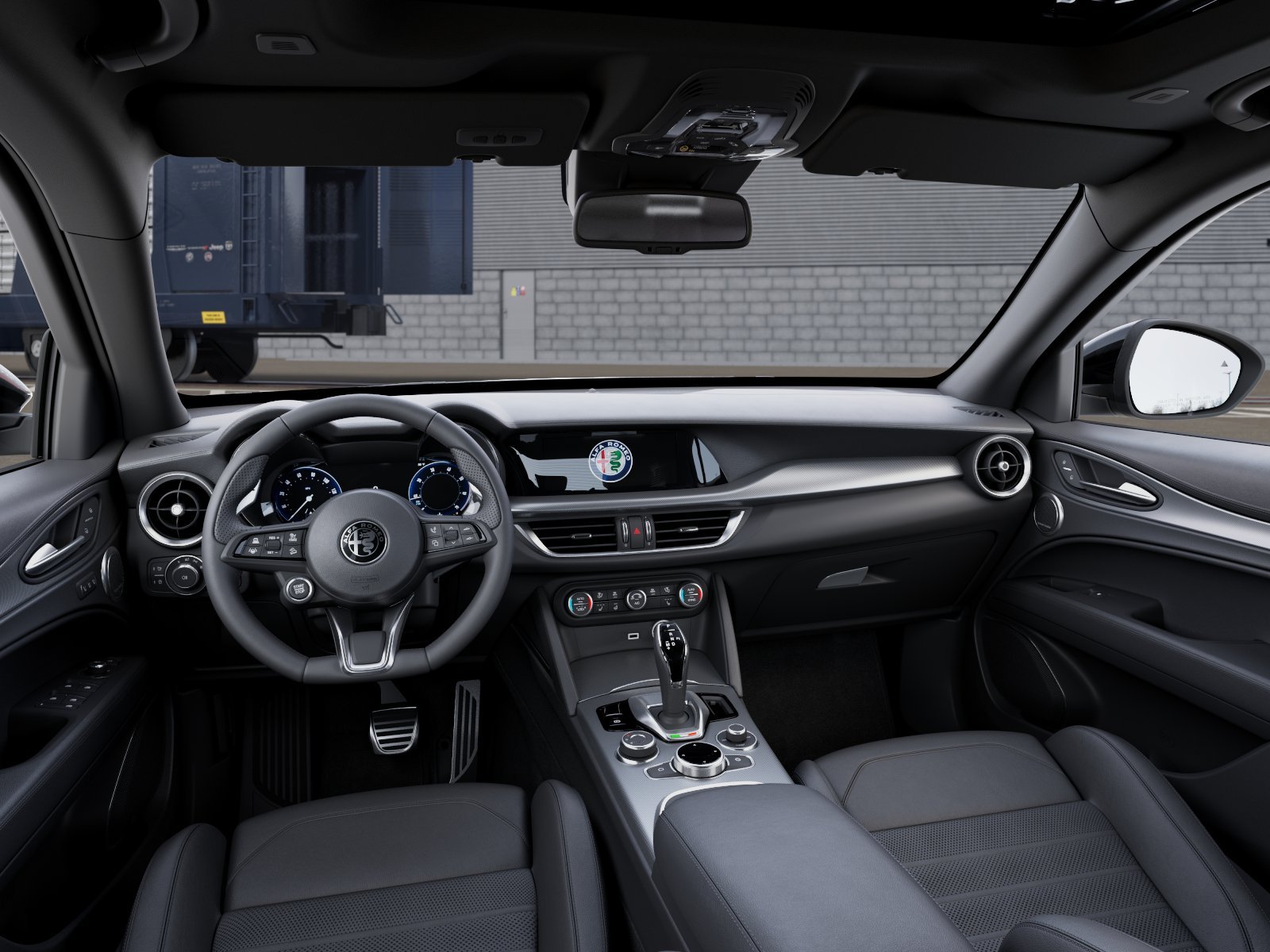 New 2026 Vesuvio Gray Metallic Exterior Paint Alfa Romeo Base image 8