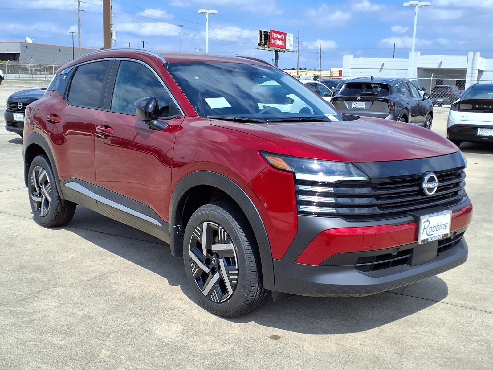 2026 Nissan Kicks SV Red at Robbins Nissan