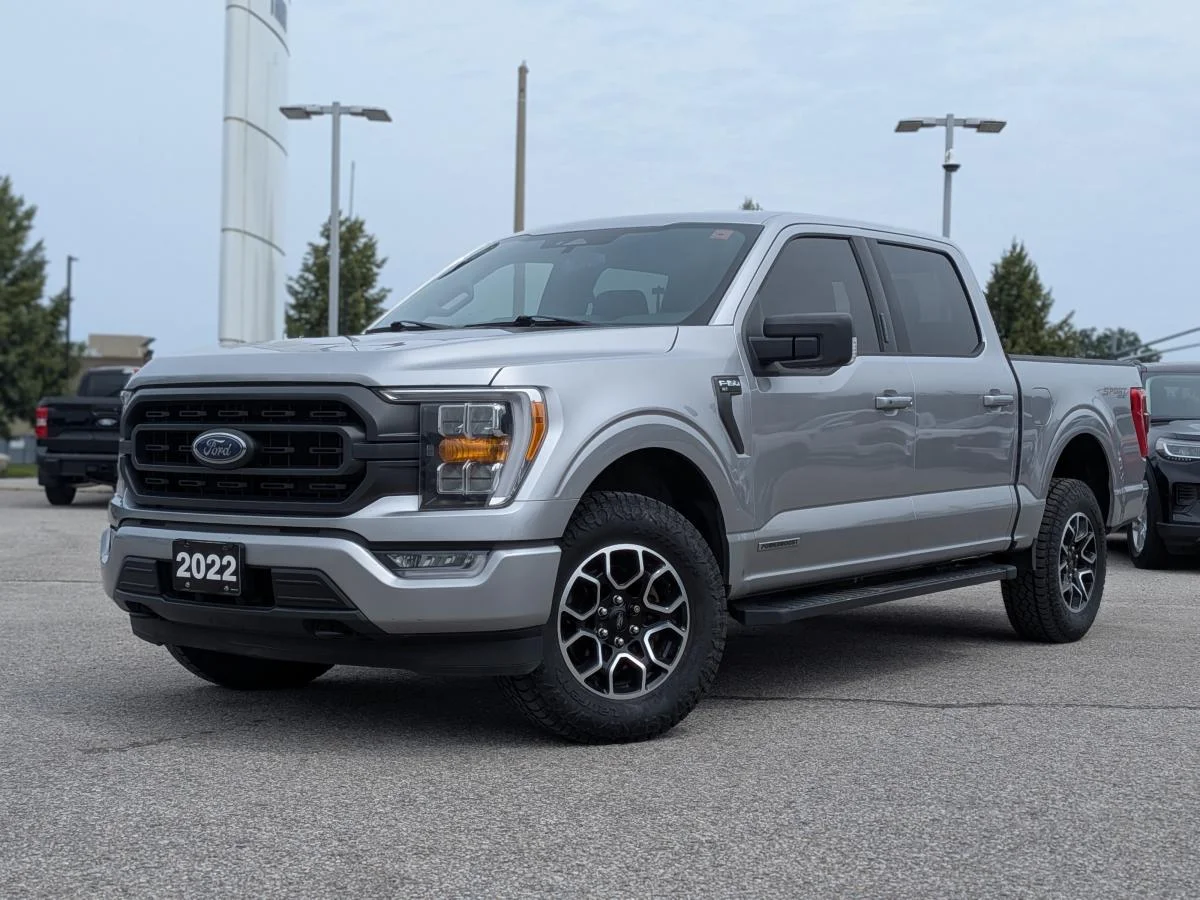 Used 2022 Silver Ford Xlt 4wd Supercrew image 1