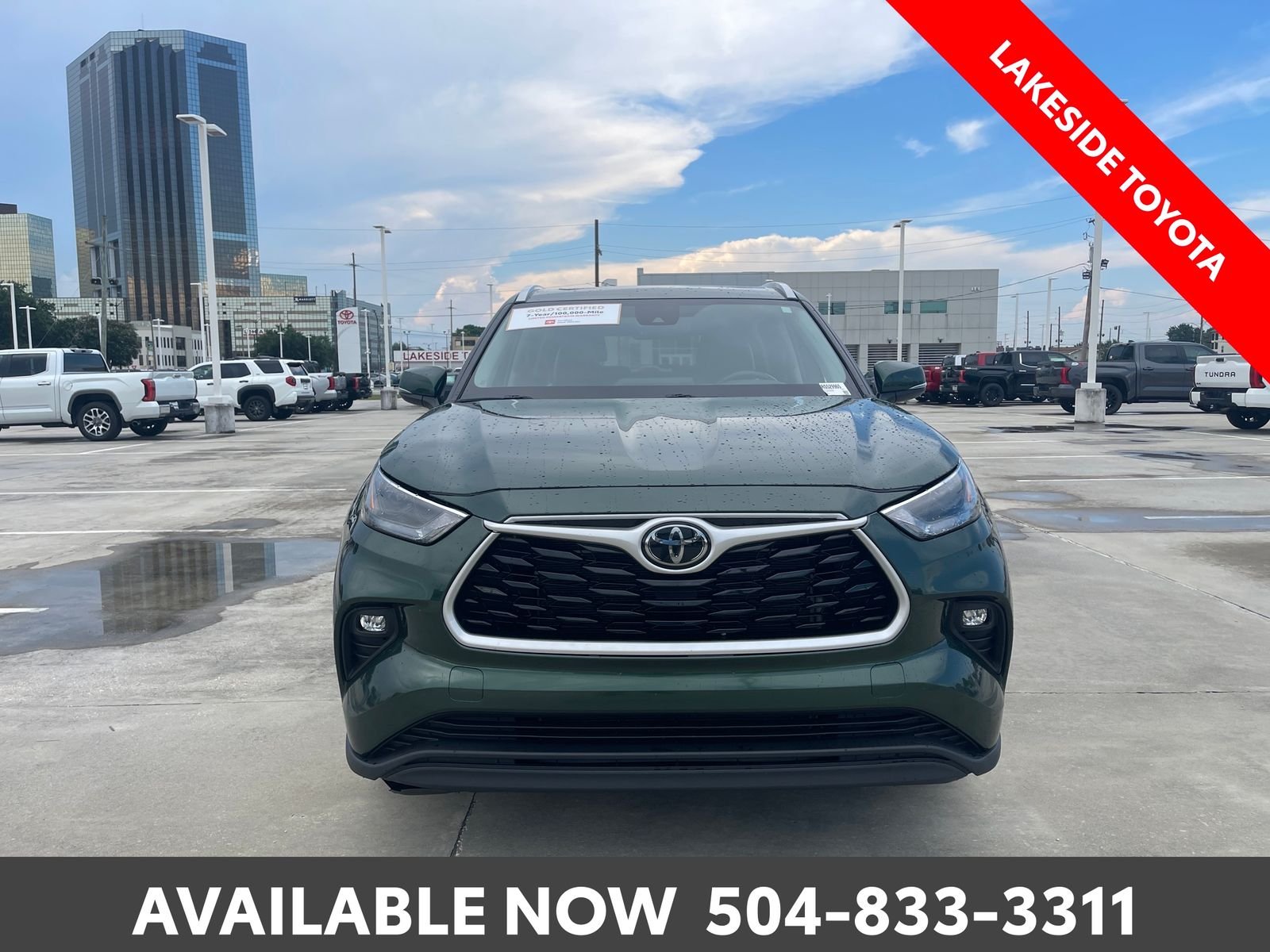 Certified Used 2024 Green Toyota XLE image 9