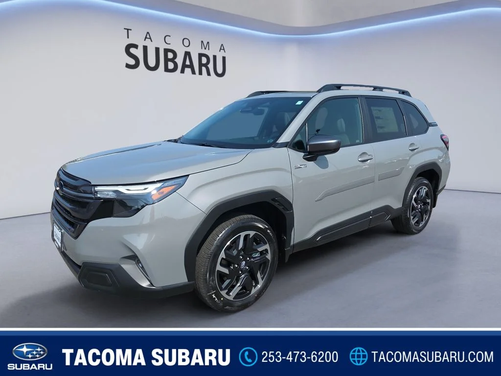 New 2026 Gray Subaru Premium Hybrid image 1
