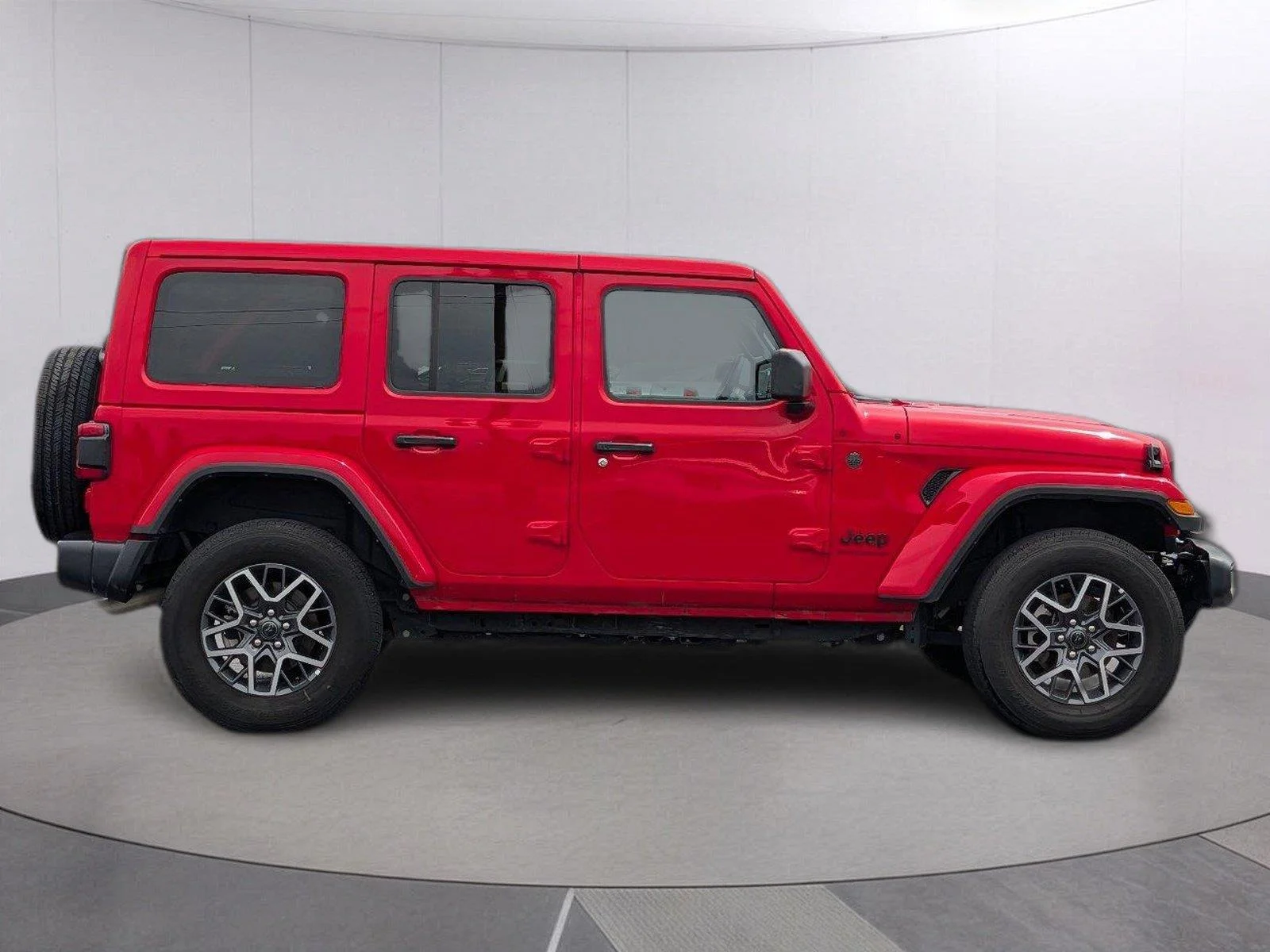 Used 2025 Firecracker Red Clearcoat Jeep Sahara image 6