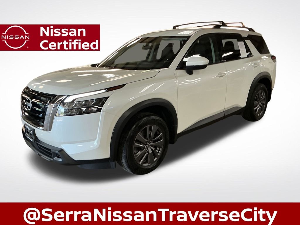 Certified Used 2023 White Nissan SV image 1