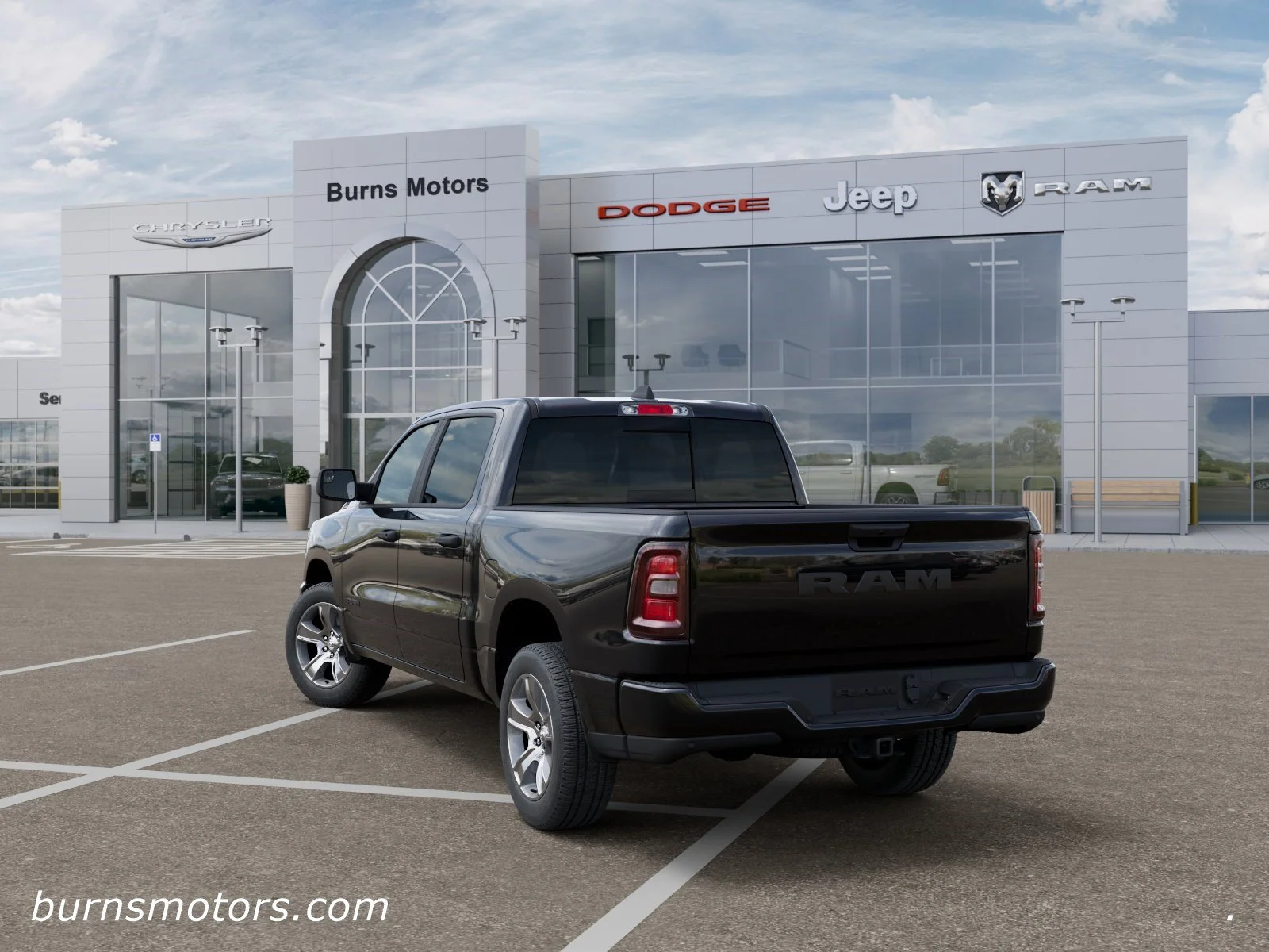 New 2026 Diamond Black Crystal Pearl-Coat Exterior Paint RAM Express image 3