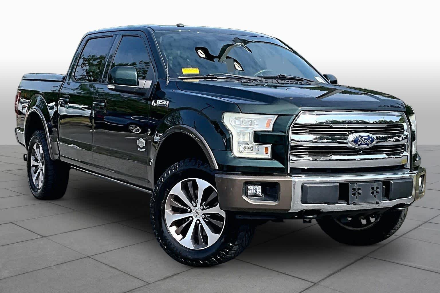 Used 2016 Green Gem Metallic/Caribou Metallic Ford King Ranch image 3