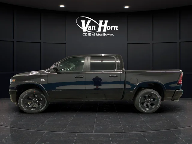 New 2026 Diamond Black Crystal Pearl-Coat Exterior Paint RAM Big Horn/Lone Star image 4