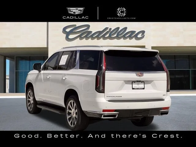 Used 2023 Crystal White Tricoat CADILLAC Premium Luxury Platinum image 9