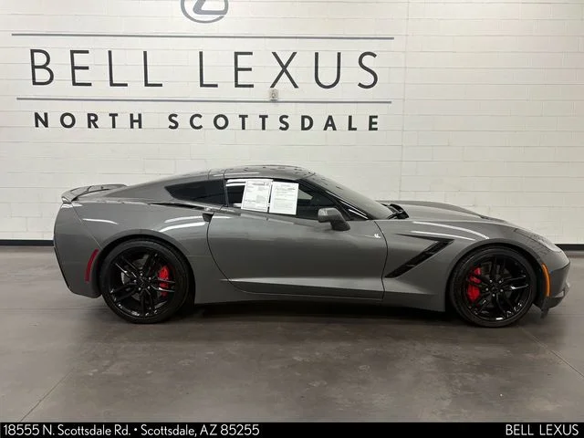 Used 2016 Gray Chevrolet Stingray Z51 image 3