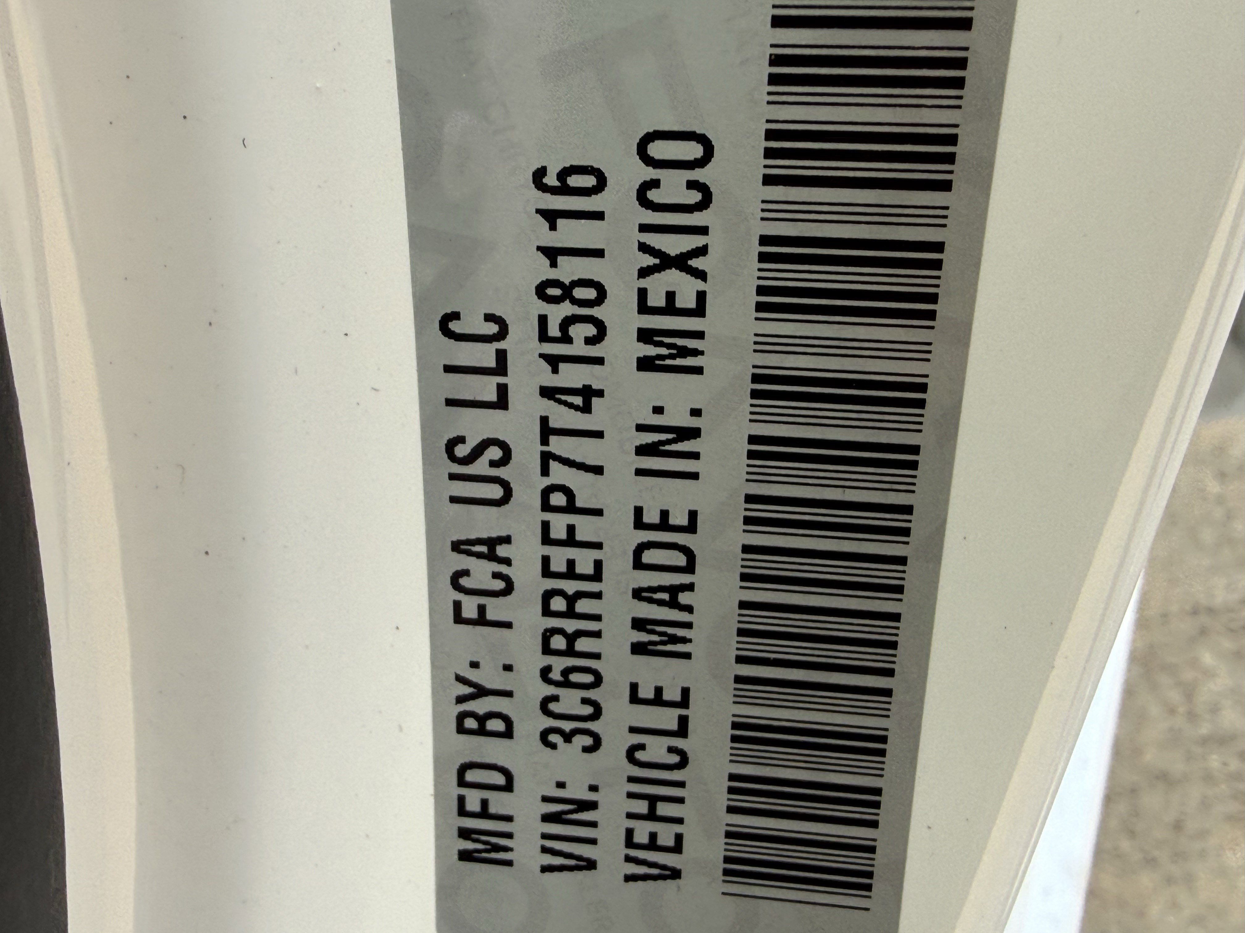 New 2026 Bright White Clear-Coat Exterior Paint RAM Lone Star image 17